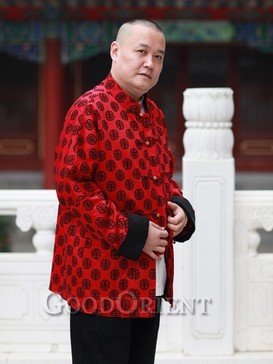 China clothing with "Shou" pattern